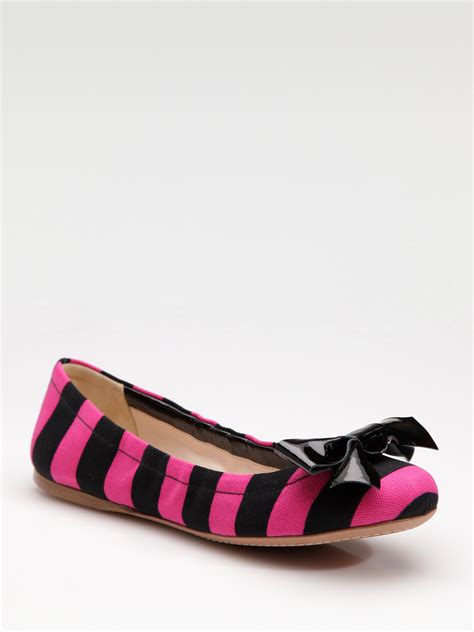 buy canvas flats floral prada